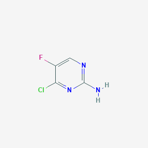 molecular formula C4H3ClFN3 B157395 2-Amino-4-chloro-5-fluoropyrimidine CAS No. 1683-75-6