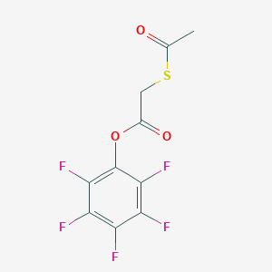 molecular formula C10H5F5O3S B157432 S-乙酰硫代乙酸五氟苯酯 CAS No. 129815-48-1