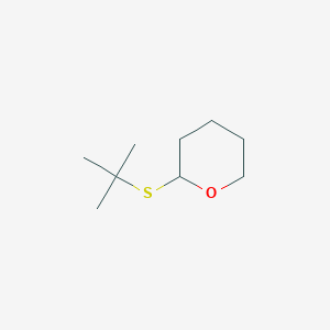 molecular formula C9H18OS B157465 2H-Pyran, 2-(tert-butylthio)tetrahydro- CAS No. 1927-53-3