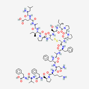 Mutant of Virus-inhibitory peptide(VIRIP), NH2-Leu-Glu-Ala-Ile-Pro-Cys(x1)-Ser-Ile-Pro-Pro-Cys(x1)-Phe-Ala-Phe-Asn-Lys-Pro-Phe-Val-Phe-COOH
