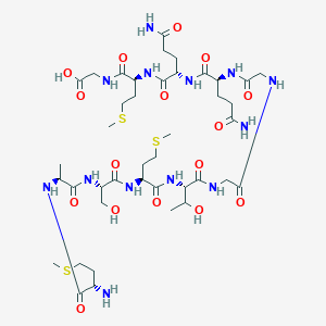 molecular formula C₄₁H₇₁N₁₃O₁₆S₃ B1574781 T7 Tag Peptide 