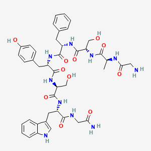 molecular formula C₄₂H₅₂N₁₀O₁₁ B1574833 Leucokinin VIII 