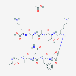 molecular formula C₄₈H₇₉N₁₃O₁₇ B1574868 BIO-11006（乙酸盐） 