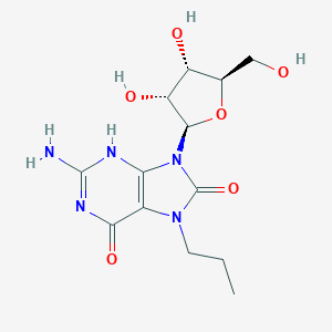 molecular formula C13H19N5O6 B157487 7-Propyl-8-oxoguanosine CAS No. 126092-77-1
