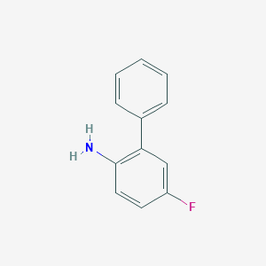molecular formula C12H10FN B157491 4-Fluoro-2-phenylaniline CAS No. 1717-22-2