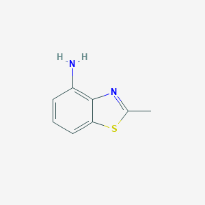 molecular formula C8H8N2S B157493 4-Amino-2-methylbenzothiazole CAS No. 10023-33-3