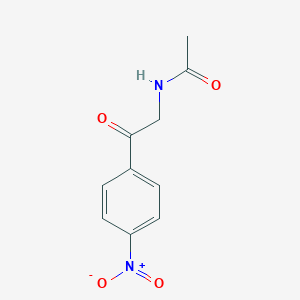 N-(4-nitro-phenacyl)-acetamide
