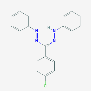 molecular formula C19H15ClN4 B157536 1,5-Diphenyl-3-(4-chlorophenyl)formazan CAS No. 1622-15-7