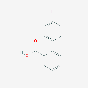 molecular formula C13H9FO2 B157549 2-(4-氟苯基)苯甲酸 CAS No. 1841-57-2