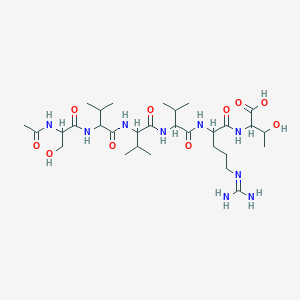 molecular formula C30H55N9O9 B1575536 Acetyl Hexapeptide-38 