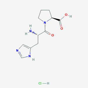 molecular formula C₁₁H₁₇ClN₄O₃ B1575574 His-Pro hydrochloride 