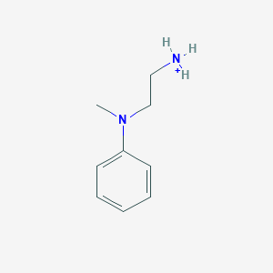 molecular formula C9H15N2+ B157562 N-(2-aminoethyl)-N-methylaniline CAS No. 1664-39-7