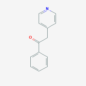 molecular formula C13H11NO B157563 1-苯基-2-(吡啶-4-基)乙酮 CAS No. 1620-55-9
