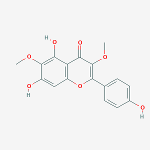 molecular formula C17H14O7 B157566 4',5,7-三羟基-3,6-二甲氧基黄酮 CAS No. 22697-65-0