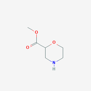 molecular formula C6H11NO3 B157579 Methyl morpholine-2-carboxylate CAS No. 135782-19-3