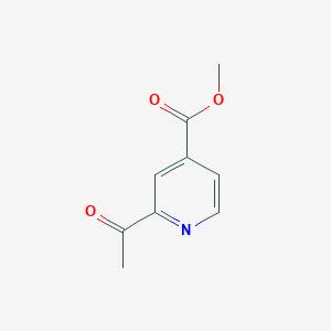 molecular formula C9H9NO3 B157594 2-乙酰基异烟酸甲酯 CAS No. 138715-82-9