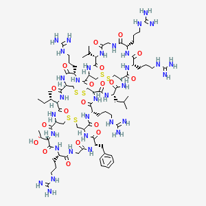  B1575951 Cyclic-(GVCRCICTRGFCRCLCRR) 