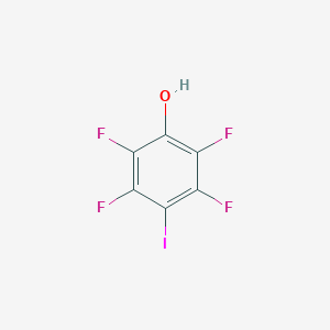 molecular formula C6HF4IO B157599 2,3,5,6-Tetrafluoro-4-iodophenol CAS No. 1998-58-9