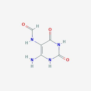 molecular formula C5H6N4O3 B157602 6-Amino-5-formamido-uracil CAS No. 10184-00-6