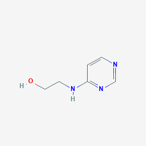 molecular formula C6H9N3O B157625 2-(嘧啶-4-基氨基)乙醇 CAS No. 1640-87-5