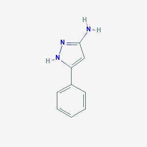 molecular formula C9H9N3 B015763 3-Phenyl-1H-pyrazol-5-amine CAS No. 827-41-8