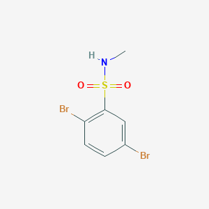 molecular formula C7H7Br2NO2S B157642 2,5-Dibromo-n-methylbenzenesulfonamide CAS No. 6318-32-7