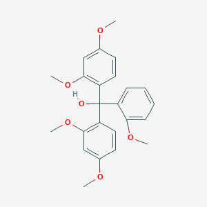 molecular formula C24H26O6 B157658 Bis(2,4-dimethoxyphenyl)(2-methoxyphenyl)methanol CAS No. 1755-51-7