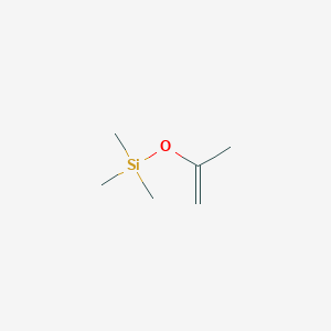 molecular formula C6H14OSi B157659 (异丙烯氧基)三甲基硅烷 CAS No. 1833-53-0
