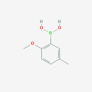 molecular formula C8H11BO3 B157728 2-甲氧基-5-甲基苯硼酸 CAS No. 127972-00-3