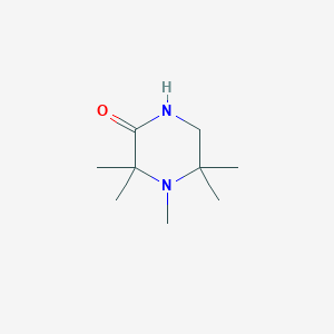 B157734 3,3,4,5,5-Pentamethylpiperazin-2-one CAS No. 135841-33-7