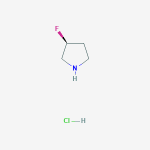 B157736 (s)-3-Fluoropyrrolidine hydrochloride CAS No. 136725-53-6