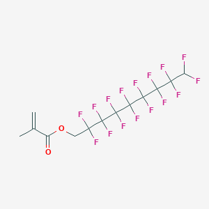 molecular formula C13H8F16O2 B157743 2,2,3,3,4,4,5,5,6,6,7,7,8,8,9,9-Hexadecafluorononyl methacrylate CAS No. 1841-46-9