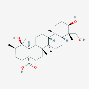 molecular formula C30H48O5 B157744 Barbinervic acid CAS No. 64199-78-6