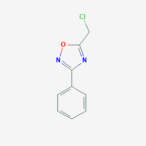 molecular formula C9H7ClN2O B157745 5-(氯甲基)-3-苯基-1,2,4-噁二唑 CAS No. 1822-94-2