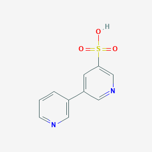 molecular formula C10H8N2O3S B157749 [3,3'-Bipyridine]-5-sulfonic acid CAS No. 1625-80-5
