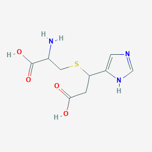 B157777 S-(2-Carboxy-1-(1H-imidazol-4-yl) ethyl)cysteine CAS No. 134381-43-4