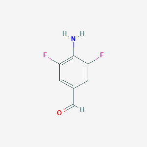 B157781 4-Amino-3,5-difluorobenzaldehyde CAS No. 135564-23-7