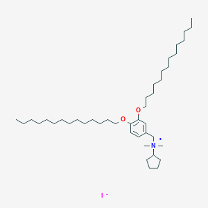 B157800 N-cyclopentyl-N,N-dimethyl-3,4-bis(tetradecyloxy)-benzenemethanaminium, iodide CAS No. 1202208-36-3