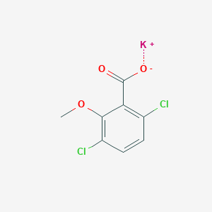 molecular formula C8H5Cl2KO3 B157815 敌草快钾盐 CAS No. 10007-85-9