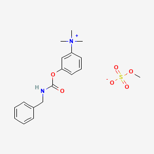  B1578199 AMMONIUM, (m-HYDROXYPHENYL)TRIMETHYL-, METHYLSULFATE, BENZYLCARBAMATE 