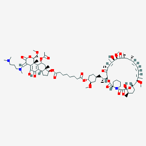 molecular formula C88H131N3O23 B157839 沃替马星-雷帕霉素偶联物 CAS No. 1067892-47-0