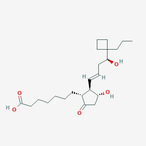 molecular formula C23H38O5 B157858 布他前列素（游离酸形式） CAS No. 433219-55-7