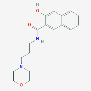 B157862 2-Naphthalenecarboxamide, 3-hydroxy-N-[3-(4-morpholinyl)propyl]- CAS No. 10155-47-2