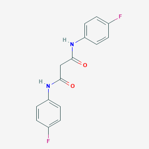 molecular formula C15H12F2N2O2 B157904 N,N'-双(4-氟苯基)丙二酰胺 CAS No. 1677-29-8