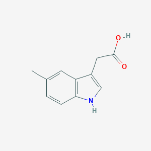 molecular formula C11H11NO2 B157909 2-(5-甲基-1H-吲哚-3-基)乙酸 CAS No. 1912-47-6