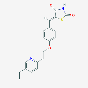 molecular formula C19H18N2O3S B157916 二氢吡格列酮，(5Z)- CAS No. 136401-69-9