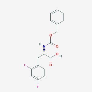  B1579241 (S)-2-(((Benzyloxy)carbonyl)amino)-3-(2,4-difluorophenyl)propanoic acid 