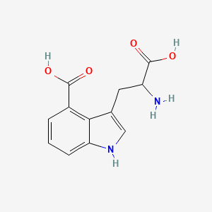  B1579286 3-(2-Amino-2-carboxyethyl)-1H-indole-4-carboxylic acid 
