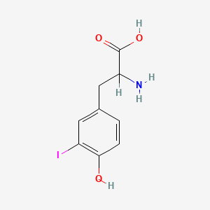  B1579296 2-Amino-3-(4-hydroxy-3-iodophenyl)propanoic acid 