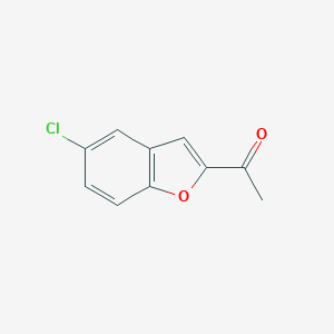 molecular formula C10H7ClO2 B157943 1-(5-氯-1-苯并呋喃-2-基)乙酮 CAS No. 1646-32-8